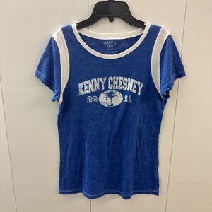 Kenny Chesney Womens 2011 Tour Shirt Country Music USA Made Size L